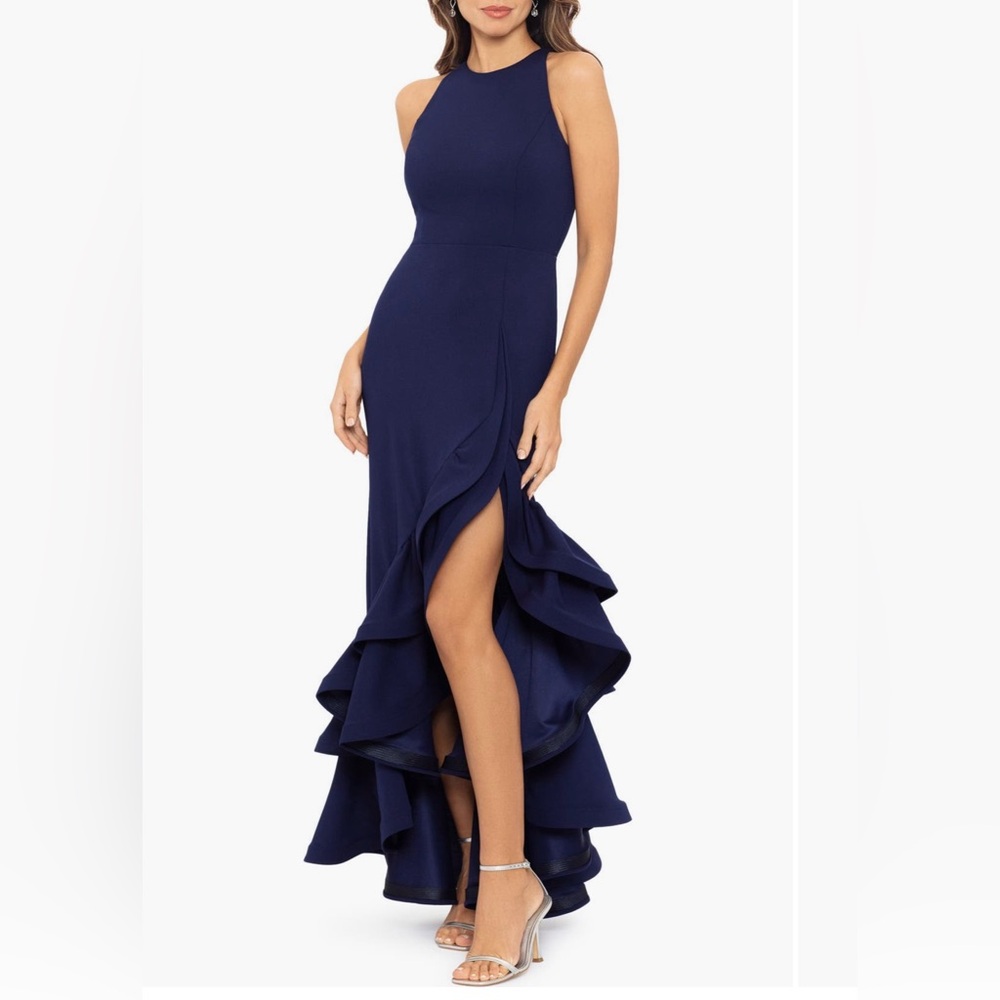 Worn Once! Gorgeous cut and beautiful dress!